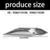 Side Indicator Light Housing for 958.1 2011-2014, Clear Lens Marker Assembly for Vehicle Side Position Service Use