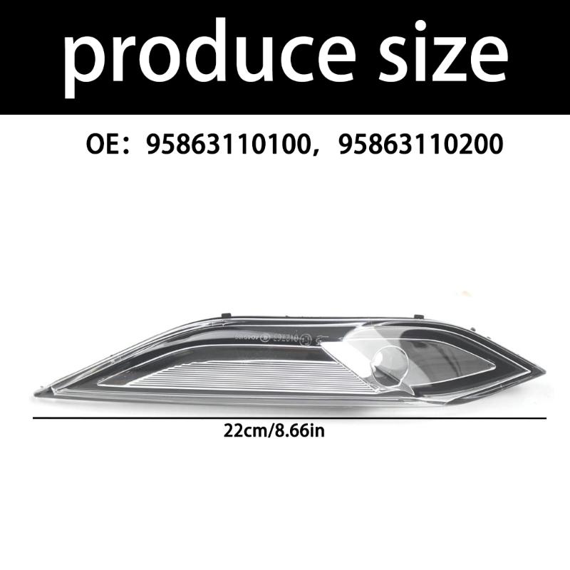 Side Indicator Light Housing for 958.1 2011-2014, Clear Lens Marker Assembly for Vehicle Side Position Service Use