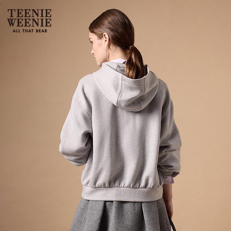 Teenie Weenie Bear Letter Hooded Sweatshirt