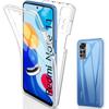 Full Case - Shockproof - Transparent - For Redmi Note 11/11S - 360° Protection - TPU+PC
