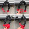 1pc Auto Accessories Car Road Recovery Towing Ropes Protective Sleeve 38000 Lbs Synthetic Fiber Heavy Trailer Pull Strap Shackle