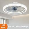 50cm * 13cm Bedroom Intelligent Remote Control Ceiling Fan Lamp Electric Ceiling Fan With Light Three Color Dimming Household LED Fan Light