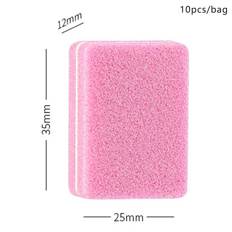 10Pcs Nail Buffer Mini Block File 180/100 Grit Buffs Manicure Accessor!QU