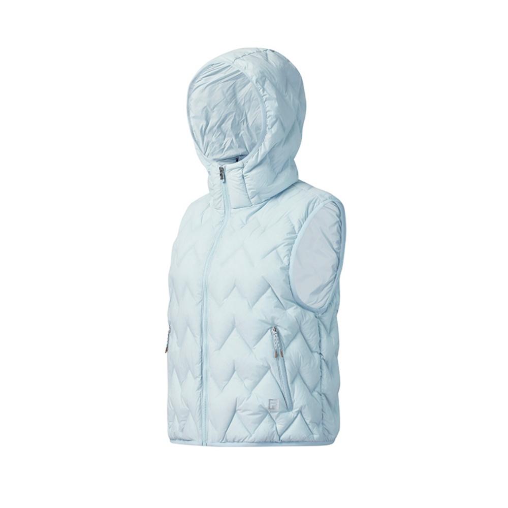 FILA Fitness Trendy Comfortable Warm Casual Sports Down Vest Women vest Sky-Blue A11W541913FLB