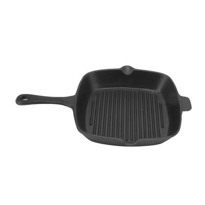Cast Iron Grill Pan Large Capacity Cast Iron Skillets Grill for Meat Fish Steak Vegetables