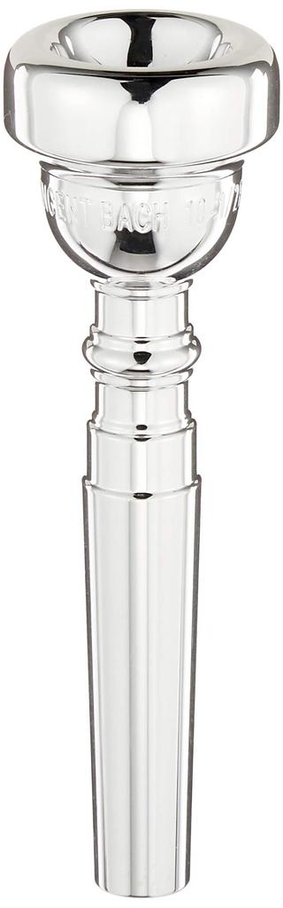 Back Trumpet Mouthpiece 10 Silver Plated Finish 1/2E