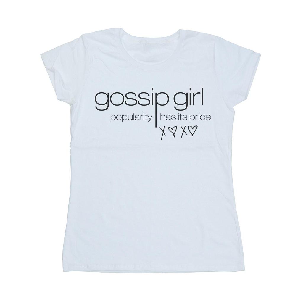 Gossip Girl Womens/Ladies Popularity Has It´s Price Cotton T-Shirt