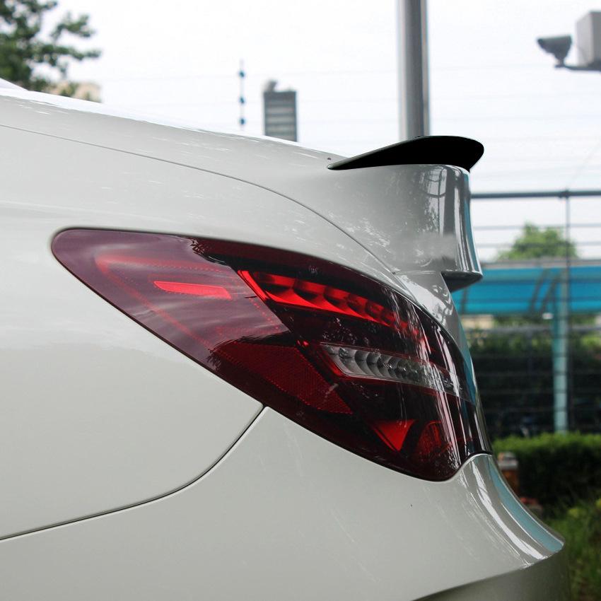 Car Rear Trunk Spoiler Tail Wing For Mercedes Benz CLA-Class C117 CLA180 CLA200 2013-2019 Glossy Black Rear Roof Spoiler Wing