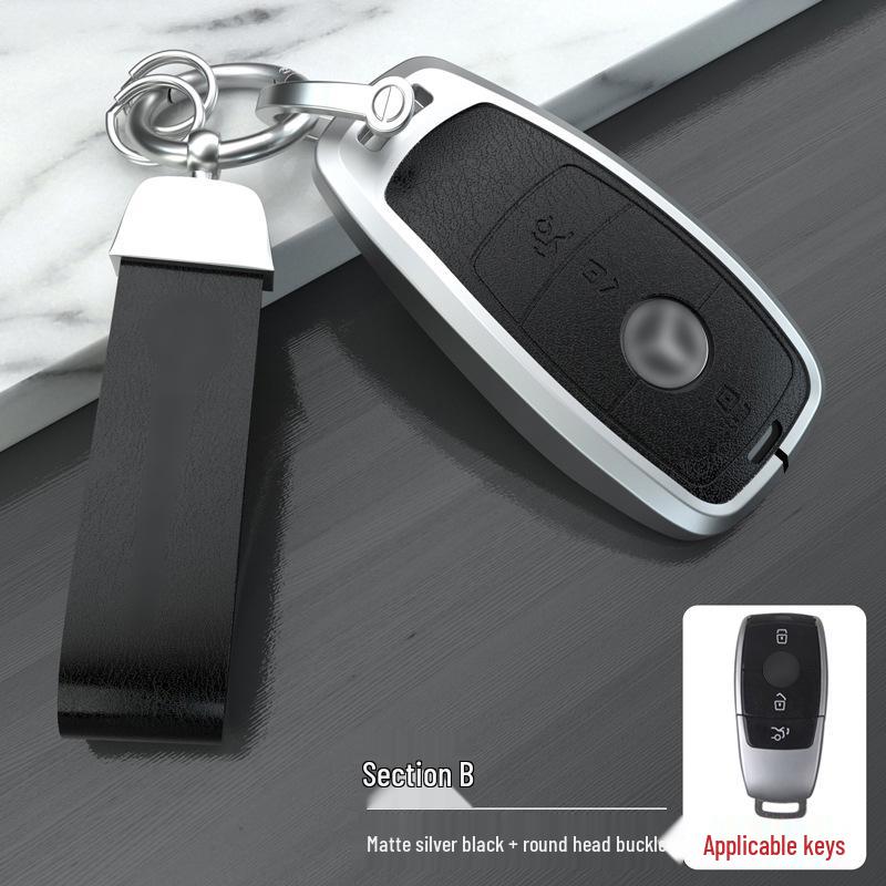 Mercedes Key Fob Protective Case: Fits E300L, C260L, A200L, GLC300L, GLE, and C200L Models