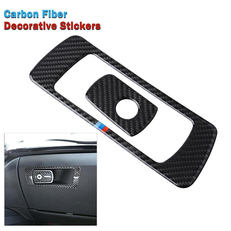 Carbon Fiber For BMW 3 Series F30 Storage Box Panel Interior Decoration Trim