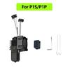 Hardened Steel Hotend Upgrade Kit for B*mbu Lab P1 P1S Complete 3D Print Head Assembly with Cooling Fan 0.4mm Nozzle & Stainless