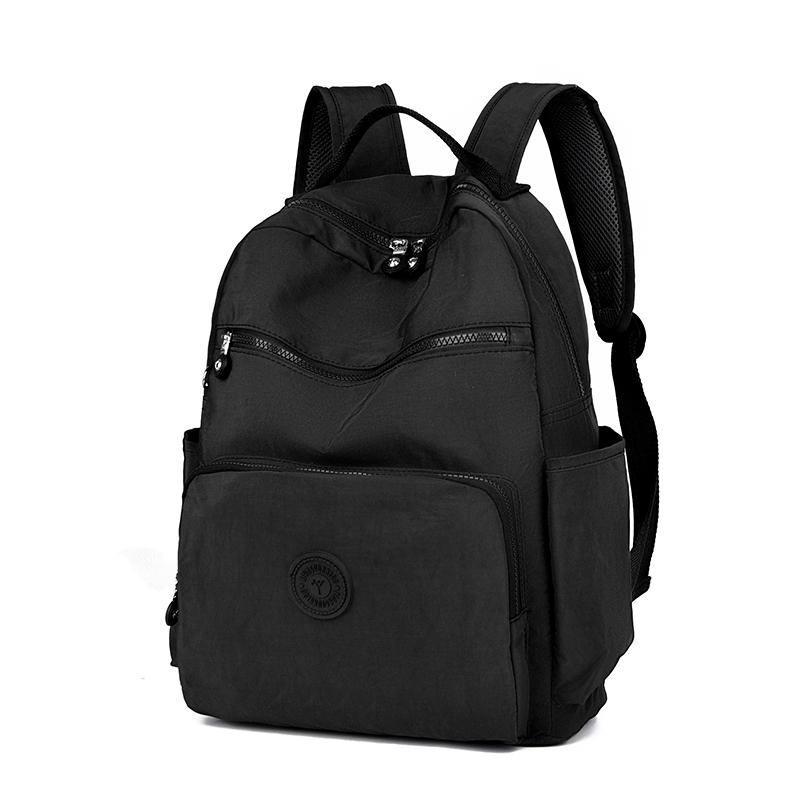 Backpack Large Capacity Women's Travel Backpack Nylon Student School Bag