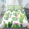 Cactus Duvet Cover Set Exotic Plant Prickly Pear Succulents Bedding Set Kids Teens I Love Cactus King Size Polyester Quilt Cover