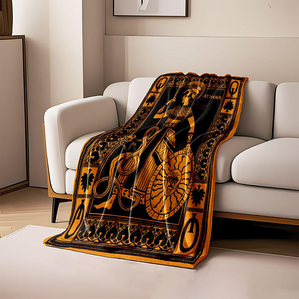 Greek Athena Myth Blanket for all seasons blanket lunch break throw gift