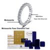 3 mm Moissanit-Diamantring aus Sterlingsilber 925 mit vergoldetem Ehering und Verlobungsring, Luxusschmuck für Damen