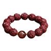 Cinnabar zodiac Buddha bracelet for women, authentic zodiac bracelet for men, Void Manjushri and Samantabhadra Bodhisattva