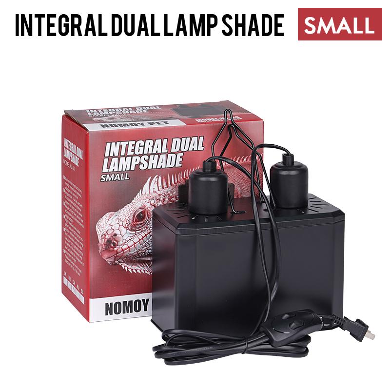 Аксессуары для рептилий Цельный двойной абажур Отражающий Теплоизоляционный Нагревательный абажур для ящериц, черепах, змей, пауков