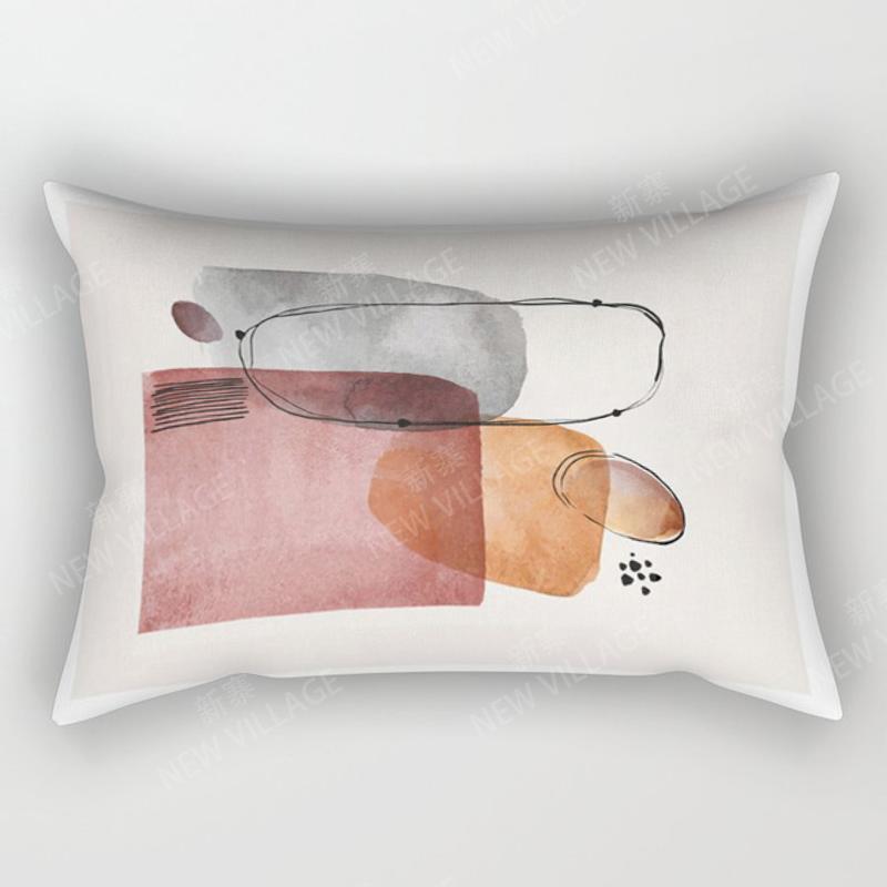 Nordic fall home decor 30*50 throw pillow cover sofa modern abstract geometric boho living room Cushion cover 50x70 30x50 40x60