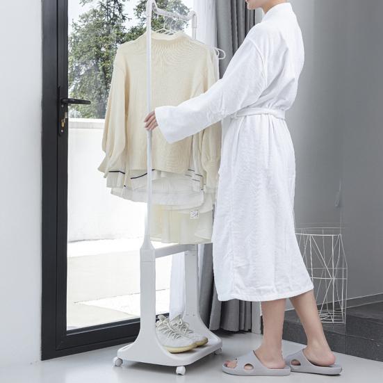 Yousheng Rolling Clothing Rack Multifunctional Laundry Hamper with Wheels Garment Rack with Hooks Detachable Laundry Baskets for Bedroom Laundry Room