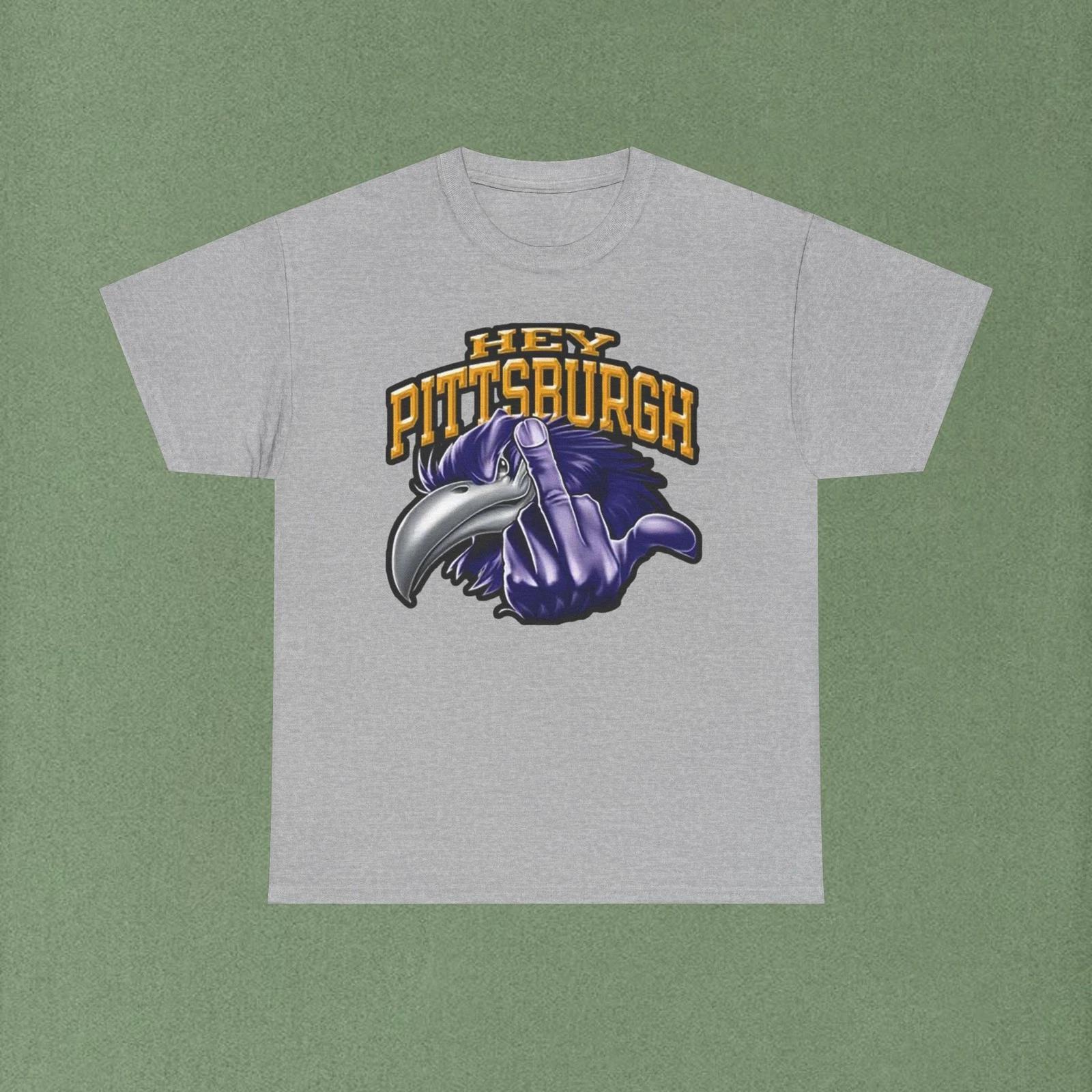 Baltimore Ravens “Hey Pittsburgh” Graphic T Shirtgray S