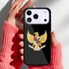Indonesia Passport Flag Map Phone Case for iPhone 17 16 15 14 13 Pro Max Back Cover for 12 11 Pro Coque