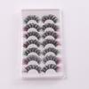 3D Mink Colored False Eyelashes Vibrant Color Fluffy Natural Soft Lashes Eye Makeup For Performances Stage Events
