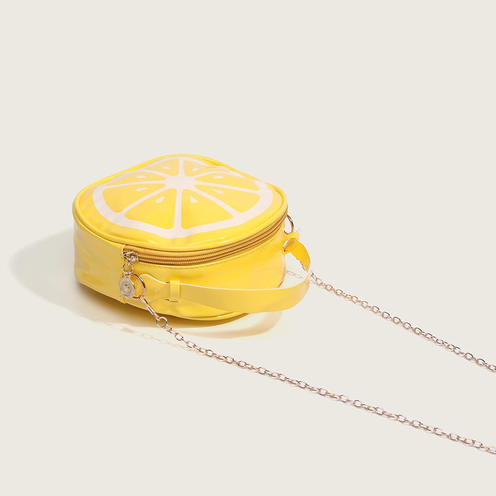 Women's Fruit Bag Lem Bag Small Clear Chain Shoulder Crossbody Bag