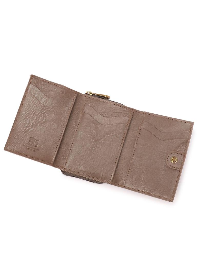 Geldbörse Unisex Rindsleder Rot [IL BISONTE] Damen Herren