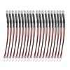 LOYELEY Chip LED 3mm (20 contagem) Branco Quente, 20cm