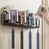 Miling Wall-Mounted Suction Toothbrush & Cup Holder
