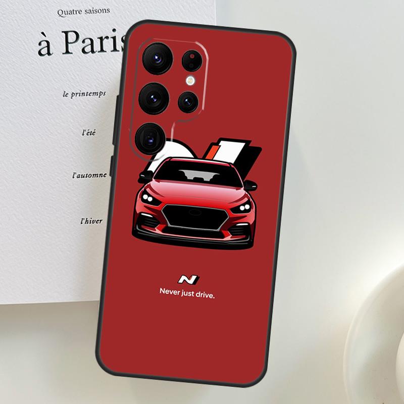 i30N Sports Car Case For Samsung Galaxy S22 S23 Plus S21 S23 Ultra S20 FE S8 S9 S10 Note 10 20 Ultra Coque