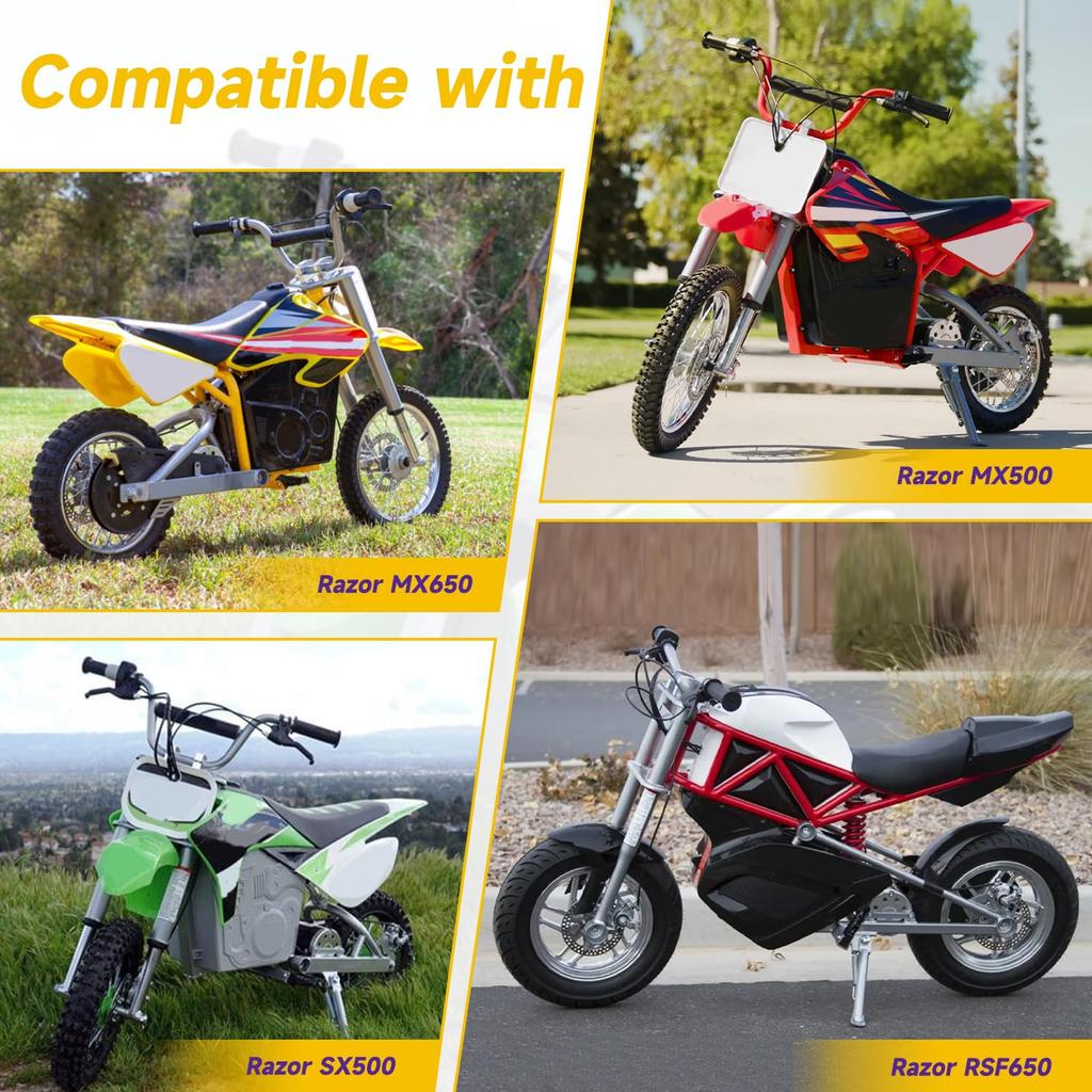 HIAORS 25H Chain 132L with Connecting Master Link for Razor MX500 and MX650 Gas Electric Scooters Mini Bikes Mini Pocket Bikes