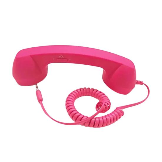 Retro Phone Handset with 3.5MM Socket Cellphone Smartphone Receiver with Microphone Speaker Universal Vintage Old Telephone Handset