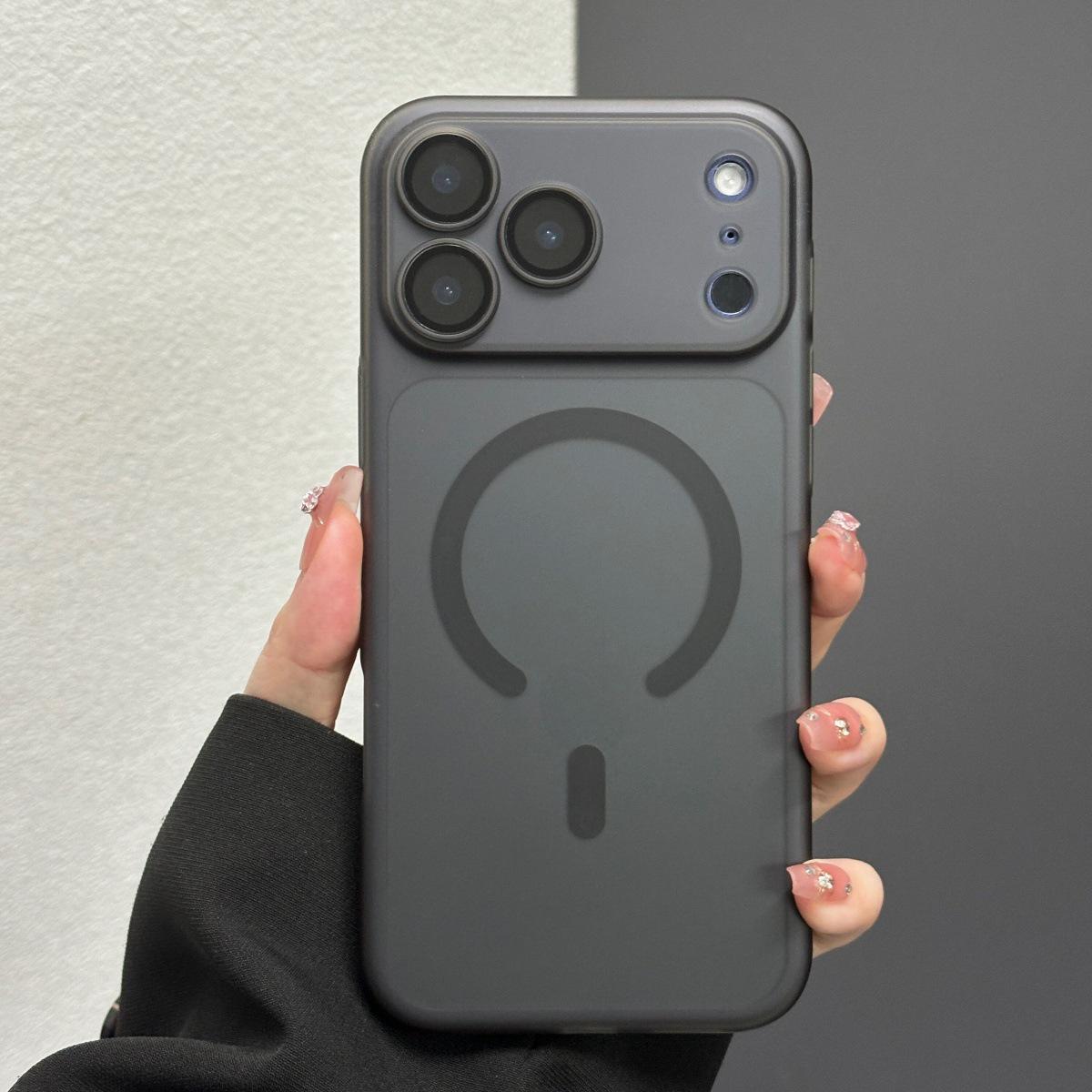 Ice Mist Matte Magnetic Case & Lens Film for iPhone 17 Pro Max - Full Coverage 17 Pro