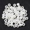 30-200pcs 8 10 12 16mm ABS Imitation Pearl Big Hole Beads Plastic Acrylic Spacer Bead For Jewelry Making Diy Bracelet Necklace