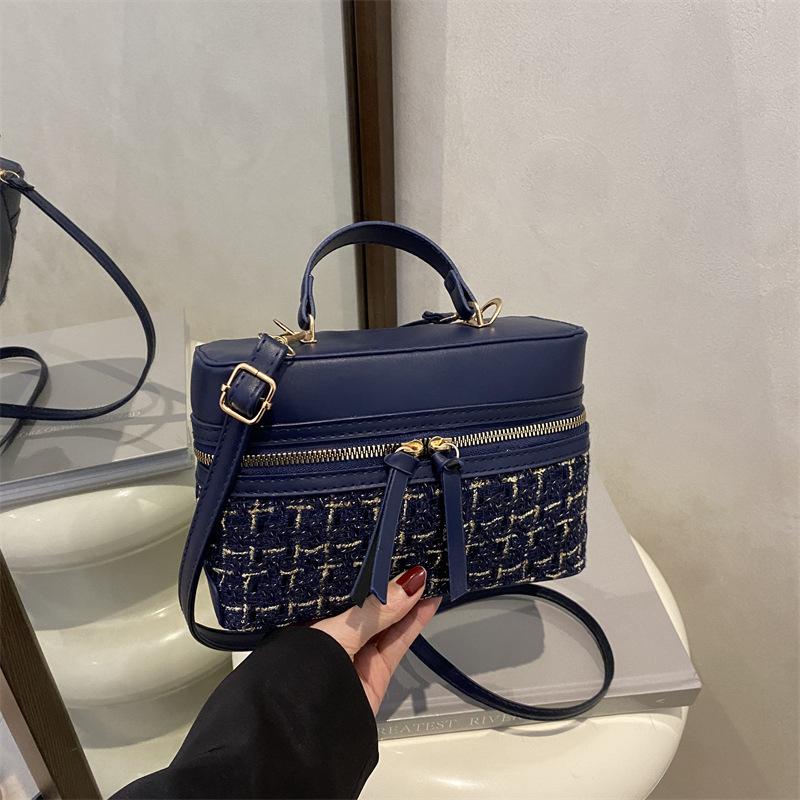 Damentasche 2025 neu vielseitige Box Bag Handtasche Schulter Umhängetasche beliebte Mode kleine quadratische Tasche Internet-Berühmtheit