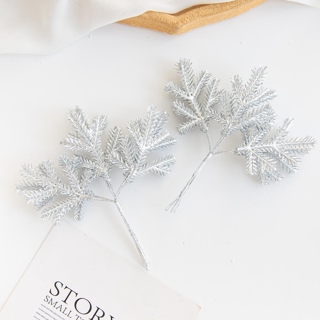 Artificial Plant Green Leaves Cactus for Home Christmas Decoration DIY Wreath Material Craft Wedding Banquet Accessories