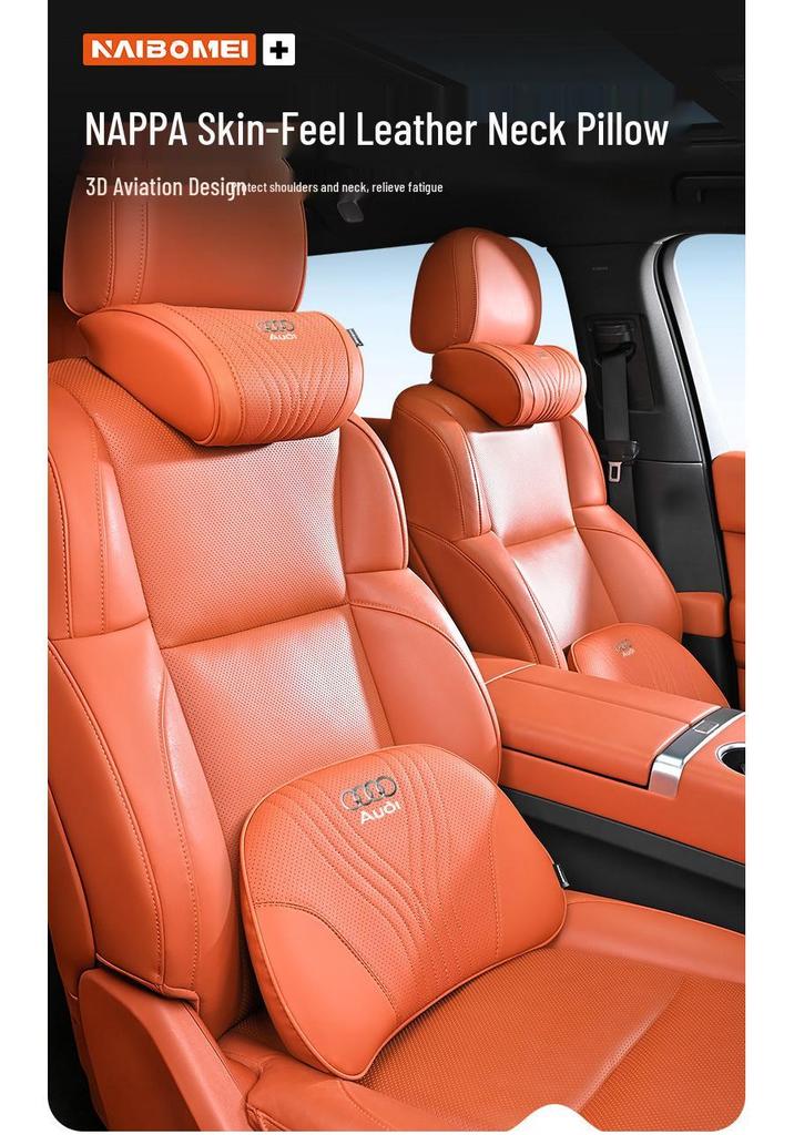 Zeekr 001/X/009 Car Headrest & Neck Pillow with Lumbar Support for Front and Rear Seats