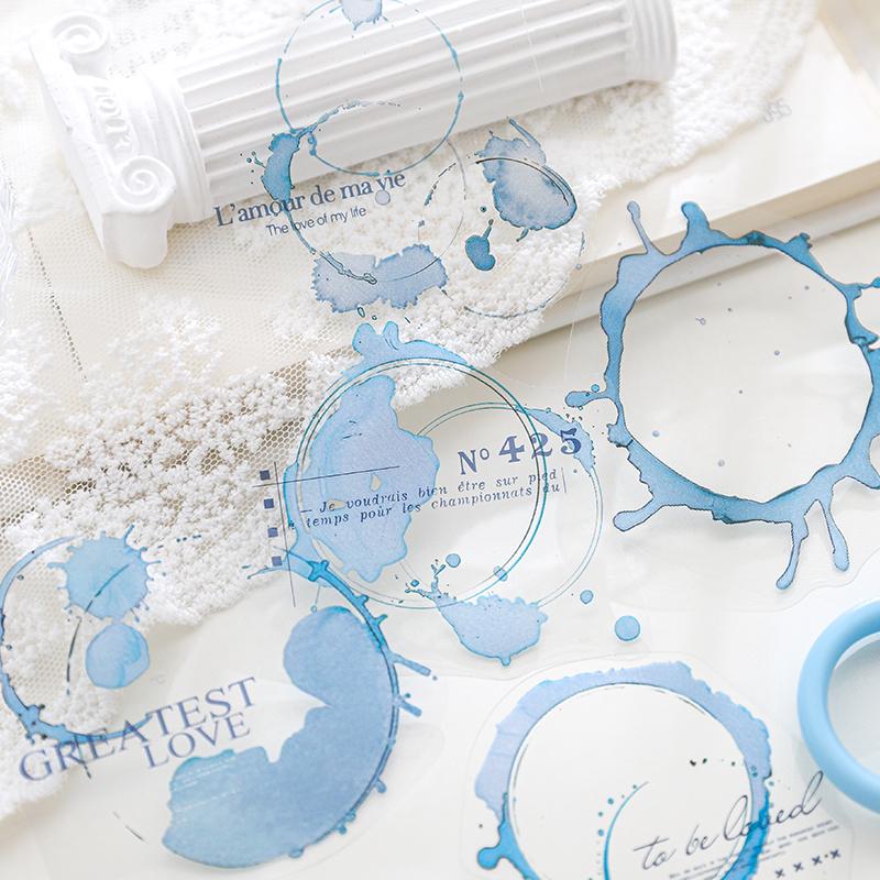 4 Styles Stain Practical  Die Cutting Decor Material Stickers Creative DIY Junk Journal Collage Stationery Scrapbooking Paper