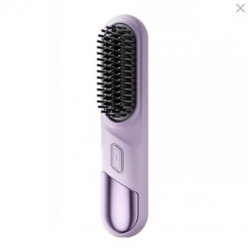 Minhuang Mini 2-in-1 Wireless Hair Styler – Portable Negative Ion Straightening & Curling Comb