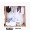 Durable Clothes Storage Bag Large Capacity See Through Window Tough Zippers for Travel Camping Clothing Packing