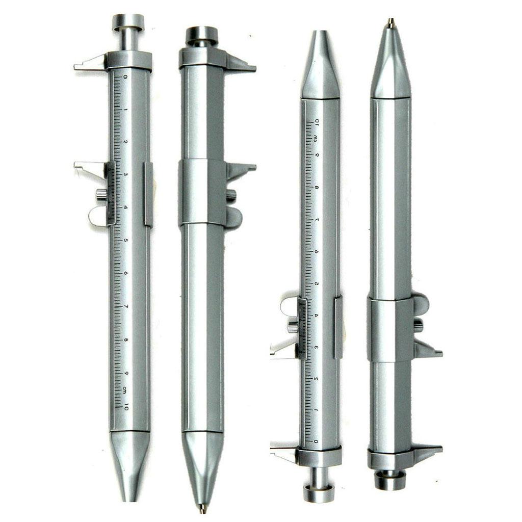 Vernier Caliper Multipurpose Gel Ink Pen Roller Ballpoint Pen Stationery Measure