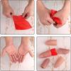 5Pcs Red Silk Magic Prop Fake Finger Finger Magic Trick Prop Fake Thumb Tip  Close Up Magic