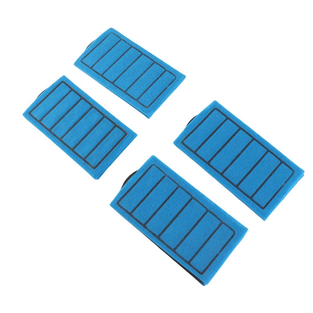 4pcs Blue Filter Cartridges Aquarium Tortoise Tank Carbon Filter Element Replacement