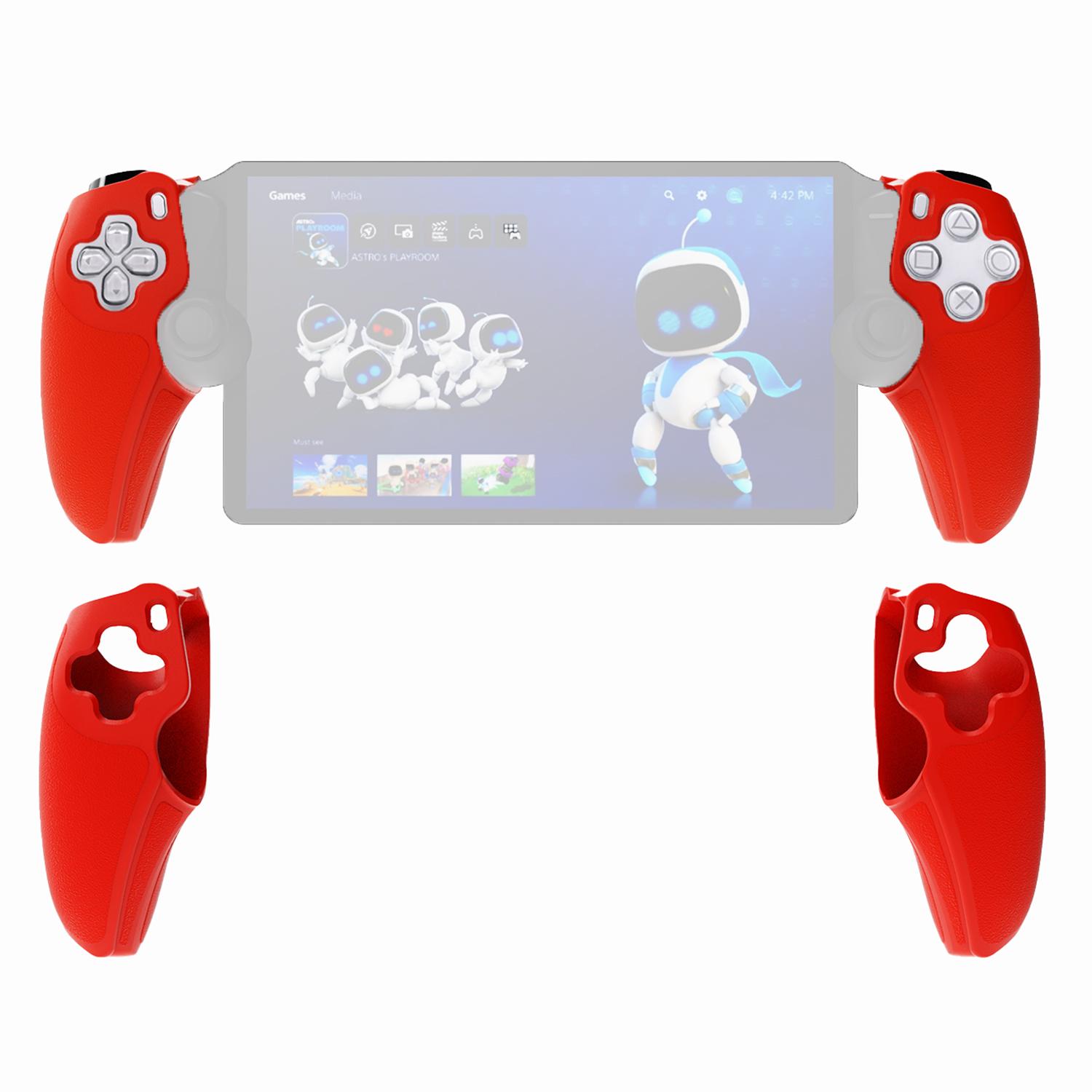 

Для портативної консолі Sony PS5 Portal, захисна кришка, силіконовий чохол для лівого та правого контролерів Red