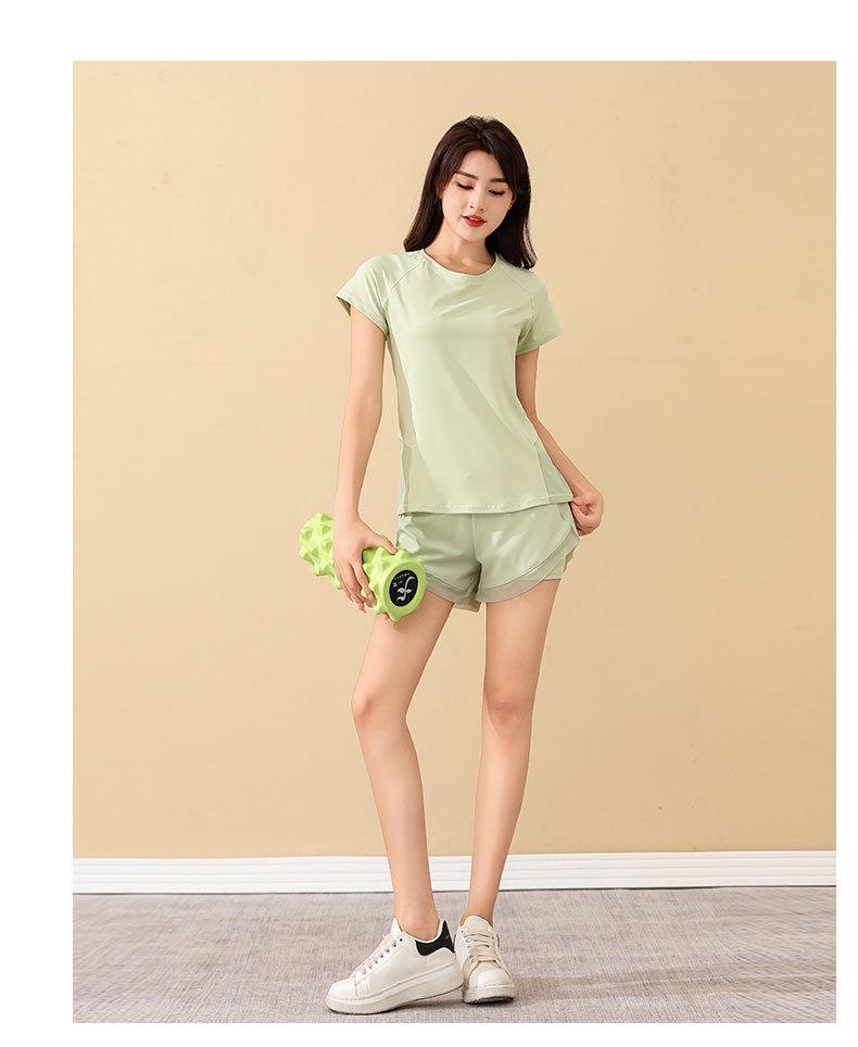 Women's Ice Silk Quick-Dry Yoga Morning Run Suit - Summer 2025