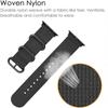 Nylon Strap for Apple Watch Ultra 2/3 49mm Band 46mm 42mm 45mm 41 44 40mm Canvas Bracelet iWatch Series 11 10 9 8 7 6 5 SE Belt