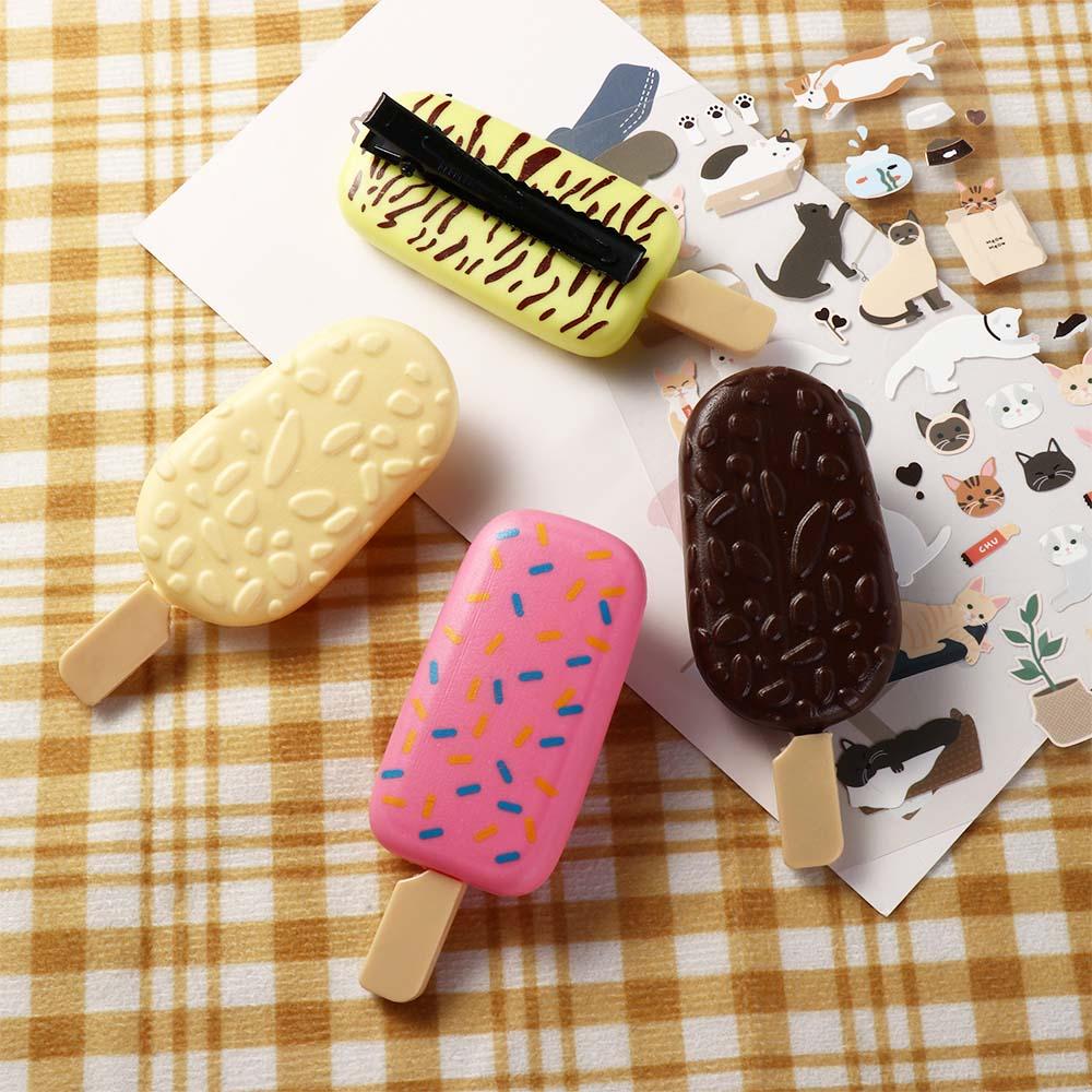 For Girls Simulation Food Women Hair Clip Korean Style Barrettes Hair Accessories Ice Cream Hairpin
