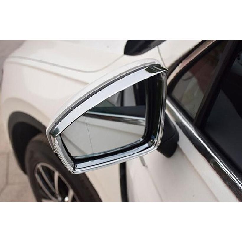 For Volkswagen VW Tiguan 2017-2024 Chrome Rearview Mirror Visor Guard Cover Trim