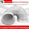 Aluminum Telescopic Range Hood Vent Hose - Flexible Extended Bathroom Exhaust Duct